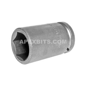24MM25 Apex 1/2'' Square Drive Socket, Metric, Long Length