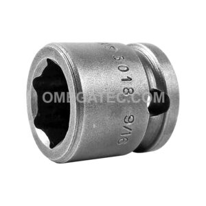 3018-D Apex 3/8'' Square Drive Socket, SAE, Short Length - Image 1