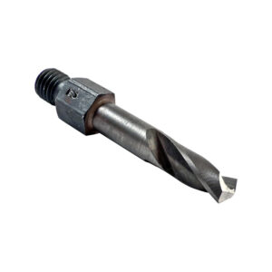 #34HSSH High Speed Steel, Short Length Threaded Shank Adapter Drills, Size: #34, NAS965-B