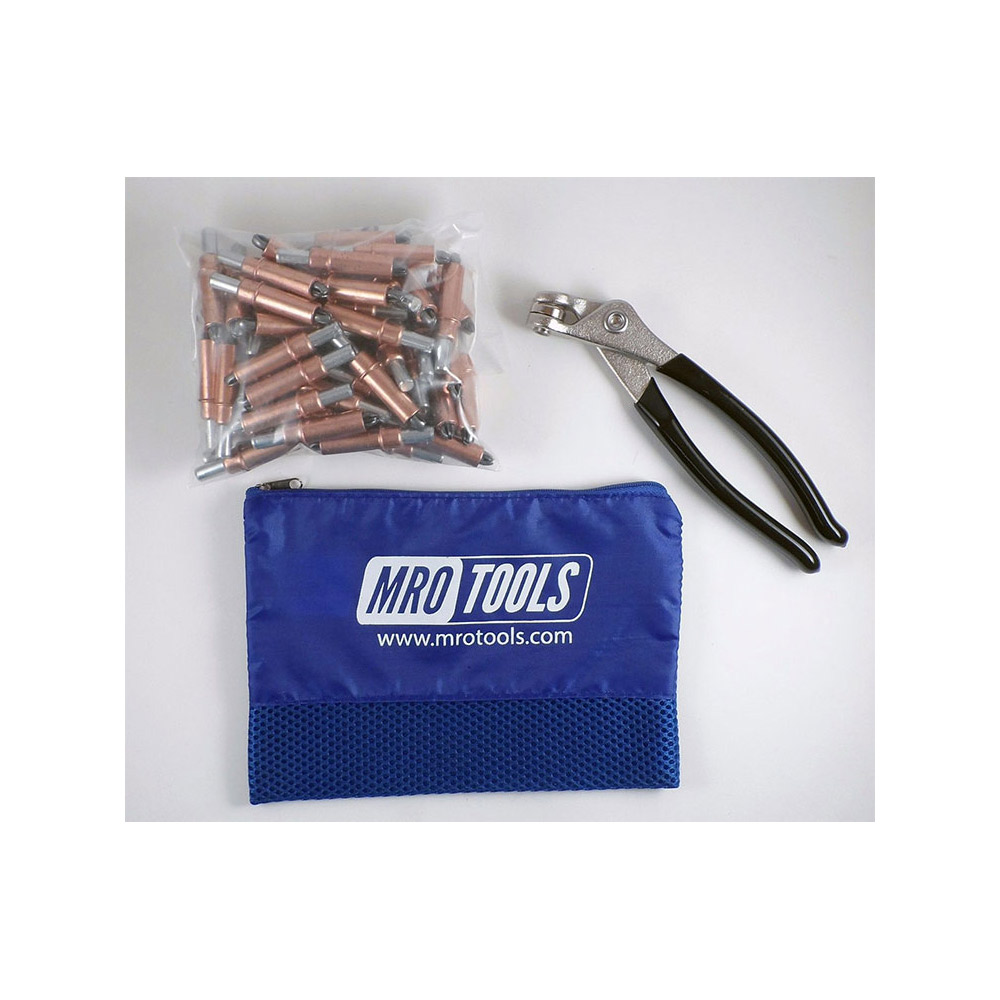 MRO TOOLS K1S501/4 Standard Plier Operated Cleco Fasteners 50 Piece