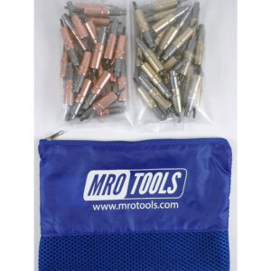 MRO TOOLS KHD3S50-1 Heavy Duty 25 1/8'' & 25 3/16'' Cleco Fasteners Kit w/ Carry Bag