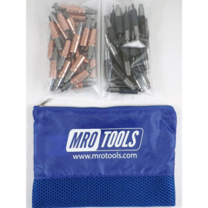 MRO TOOLS KHD3S50-2 Heavy Duty 25 1/8'' & 25 5/32'' Cleco Fasteners Kit w/ Carry Bag - Image 1