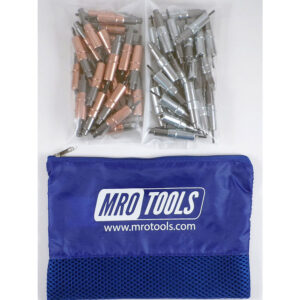 MRO TOOLS KHD3S50-3 Heavy Duty 25 1/8'' & 25 3/32'' Cleco Fasteners Kit w/ Carry Bag - Image 1