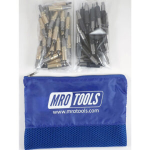 MRO TOOLS KHD3S50-4 Heavy Duty 25 3/16'' & 25 5/32'' Cleco Fasteners Kit w/ Carry Bag - Image 1