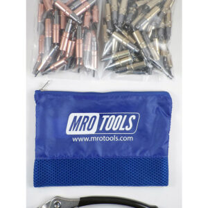 MRO TOOLS KHD4S100-1 Heavy Duty 50 1/8'' & 50 3/16'' Cleco Fasteners Kit w/ Carry Bag - Image 1