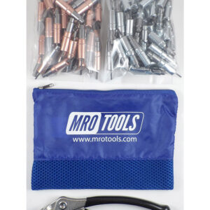 MRO TOOLS KHD4S100-3 Heavy Duty 50 1/8'' & 50 3/32'' Cleco Fasteners Kit w/ Carry Bag - Image 1