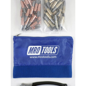 MRO TOOLS KHD4S50-1 Heavy Duty 25 1/8'' & 25 3/16'' Cleco Fasteners Kit w/ Carry Bag