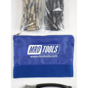 MRO TOOLS KHD4S50-4 Heavy Duty 25 3/16'' & 25 5/32'' Cleco Fasteners Kit w/ Carry Bag