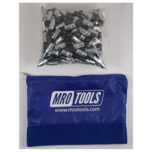 MRO TOOLS KK2S100-3/32 Extra Short Plier Operated Cleco Fasteners 100 Piece Kit w/ Carry Bag