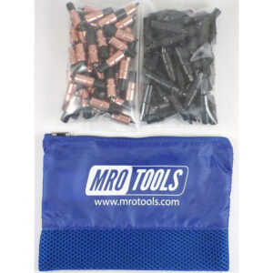 MRO TOOLS KK3S100-2 Extra Short 50 1/8'' & 50 5/32'' Cleco Fasteners Kit w/ Carry Bag
