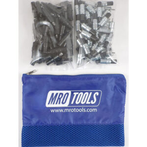 MRO TOOLS KK3S100-6 Extra Short 50 5/32'' & 50 3/32'' Cleco Fasteners Kit w/ Carry Bag