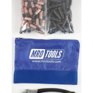 MRO TOOLS KK4S100-2 Extra Short 50 1/8'' & 50 5/32'' Cleco Fasteners Kit w/ Carry Bag
