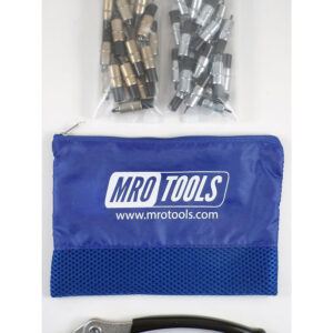 MRO TOOLS KK4S50-5 Extra Short 25 3/16'' & 25 3/32'' Cleco Fasteners Kit w/ Carry Bag - Image 1