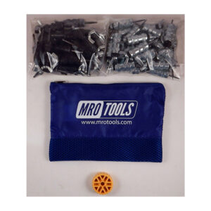 MRO TOOLS KWN4S50-6 Standard Wing-Nut 25 5/32'' & 25 3/32'' Cleco Fasteners Kit w/ HBHT Tool & Carry Bag