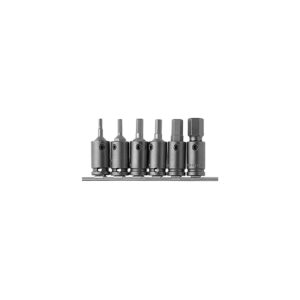 Apex 3/8'' And 1/2'' Socket Head (Hex-Allen) Bit And Adapter Sets, Metric