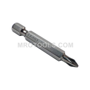 E1541XXACR-B Zephyr 1/4'' Phillips #1 Power Drive Bits, ACR, Full Hex Shank, For Machine Screws