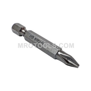 E1542XXACR-B Zephyr 1/4'' Phillips #2 Power Drive Bits, ACR, Full Hex Shank, For Machine Screws