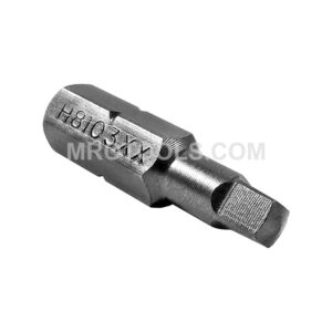 H8103XX Zephyr 1/4'' Square Recess #3 Insert Bits