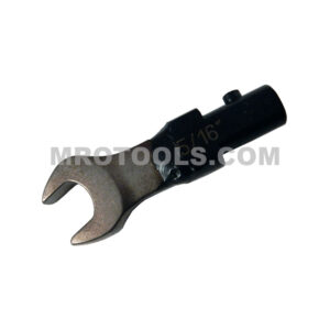 OP 102 Utica Torque Wrench Open End Interchangeable Head ''A'' Size - SAE