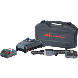 R3130-K22 Ingersoll Rand IQV20 Cordless Ratchet Wrench and 2 Battery Kit, 3/8'' Square Drive