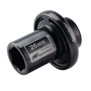 S64M26L-PS1 Ingersoll Rand 1/2'' Drive 6-Point Hex Metric Deep PowerSocket, 26mm Output