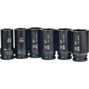 SK6M6LN Ingersoll Rand 6PC 3/4'' Drive Hex Deep Metric Impact Socket Set