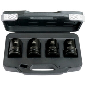 SK8M4LN Ingersoll Rand 4PC 1'' Drive Hex Universal Metric Impact Socket Set - Image 1