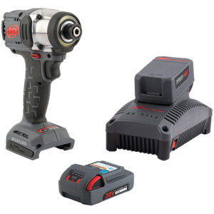 W3111-K22 Ingersoll Rand IQV20 Cordless Compact Impact Driver Kit, 1/4'' Hex Drive