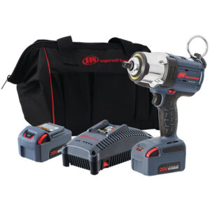 W7152P-K22 Ingersoll Rand IQV20 Cordless High-Torque Impact Wrench and 2 Battery Kit, 1/2'' Square Drive Pin Retainer