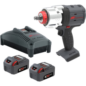 W7153-K22 Ingersoll Rand IQV20 Cordless DXS Impact Wrench and 2 Battery Kit, 1/2'' Square Drive