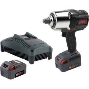 W8171-K2 Ingersoll Rand IQV20 Cordless High-Torque Impact Wrench and 2 Battery Kit, 3/4'' Square Drive