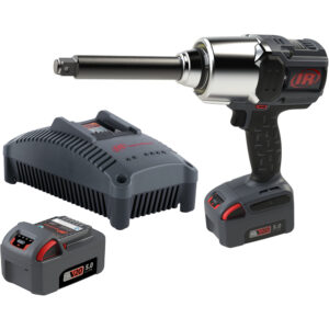 W8571-K2 Ingersoll Rand IQV20 Cordless High-Torque Impact Wrench and 2 Battery Kit, 3/4'' Square Drive, 6'' Ext Anvil