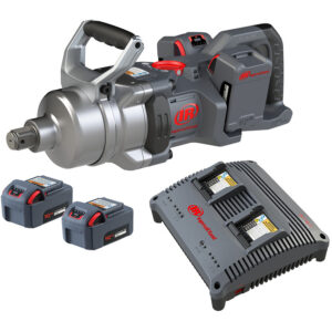 W9491-K4E Ingersoll Rand IQV20 Cordless High-Torque Impact Wrench and 4 Battery Kit, 1'' Square Drive