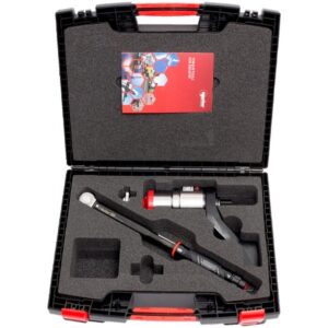 18195 - Norbar Compact Series Hand Torque Multiplier and Torque Wrench Kit with Anti Wind-Up Ratchet and Cranked Reaction, 1'' Square Drive