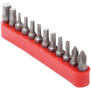 28937 - Norbar 12PC 1/4'' Square Drive Hex Bit Set for TTs Torque Screwdriver