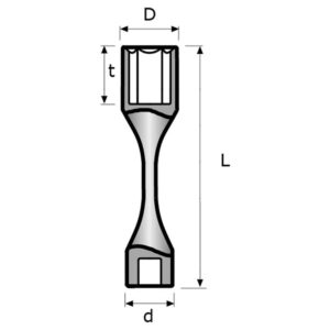 4-19-90NMC Momento 19mm Hex Torque Socket, 1/2'' Square Drive