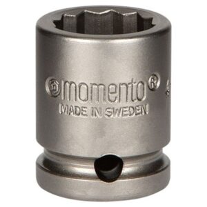 4-D6K16 Momento 16mm 12-Point Impact Socket, 1/2'' Square Drive