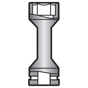 9-34LS Momento 34mm Special Long Socket for Truck Service, 1'' Square Drive