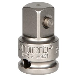 PA10 Momento 1/4'' Pin Lock Socket Adapter, 3/8'' Square Drive