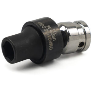US250-25 1/4'' Square Drive Low Profile Swivel 6 Point Socket