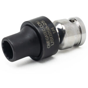 USD250-25 1/4'' Square Drive Low Profile Swivel 12 Point Socket